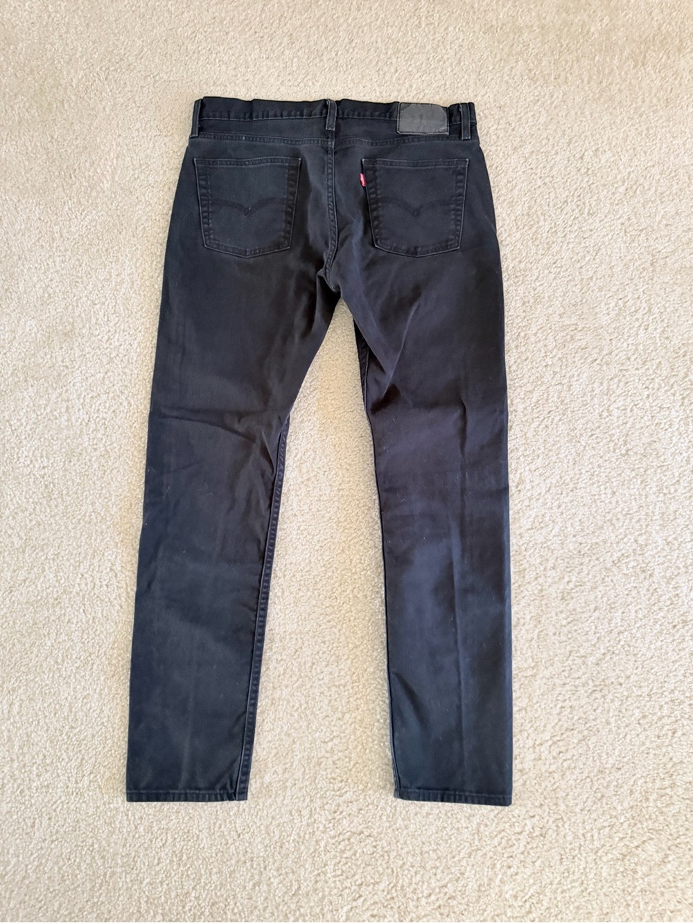 Levi's Black Slim Straight Men’s Jeans